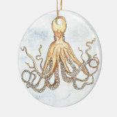 Bruin Octopus Circle Ornament (Links)