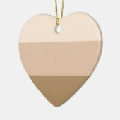 Bruin Ombre Striped Ceramic Ornament (Links)