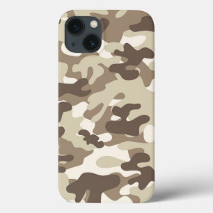 Bruin Ontwerp Camo iPhone 13 Hoesje