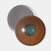 Bruin oog magneet (Voorkant / Achterkant)
