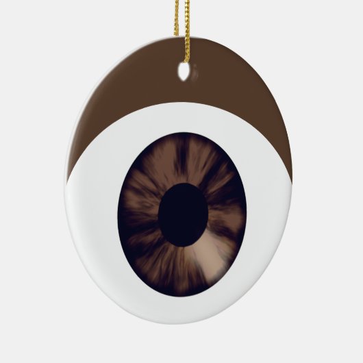 Bruin oog Ornament (Rechts)