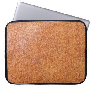 Bruin oppervlak laptop sleeve
