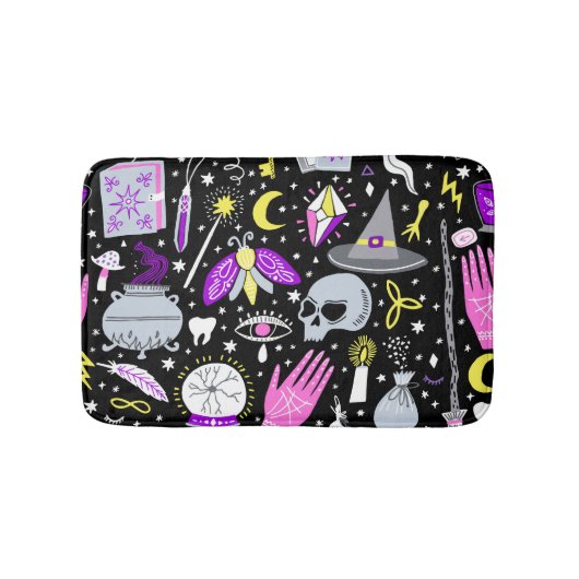  bruin-oranje tartan plaid. badmat (Voorkant)