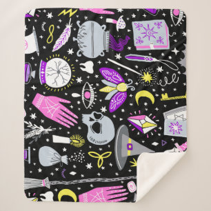 bruin-oranje tartan plaid. sherpa deken