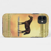 Bruin paard Case-Mate iPhone case (Achterkant (horizontaal))