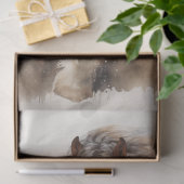 Bruin Paard Galloping Tissuepapier (Geschenk)