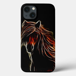Bruin paard iPhone X Hoesje