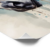 Bruin Paard nr. 6 Perfect Poster (Hoek)