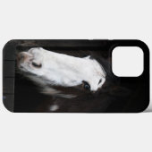Bruin paard op Boerderij Case-Mate iPhone Case (Achterkant (horizontaal))
