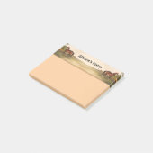 Bruin paard post-it® notes (Schuin)
