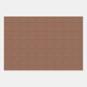 Bruin papier en kartonnen realistisch cadeautje inpakpapier vel (Voorkant 2)