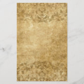 bruin papier, perkament en wijnstokken Papier en  (Voorkant)