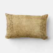 Bruin papier, perkamentwijnstokken PLdesign Kussen (Achterkant)