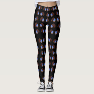 Bruin parelhoes leggings