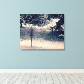 Bruin Park Mand #18 Canvas Afdruk (Insitu (Houten vloer))
