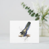 Bruin Parrakeet van Edward Lear Briefkaart (Staand voorkant)