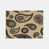 bruin pasley douane fleece deken (Voorkant (Horizontaal))