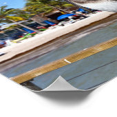 Bruin Pelican, Higgs Beach, Key West, Florida Poster (Hoek)