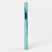 Bruin Pelican in winterkleuren Abstract ontwerp Case-Mate iPhone Case (Achterkant/rechts)