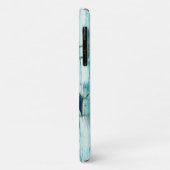 Bruin Pelican in winterkleuren Abstract ontwerp Case-Mate iPhone Case (Achterkant/links)