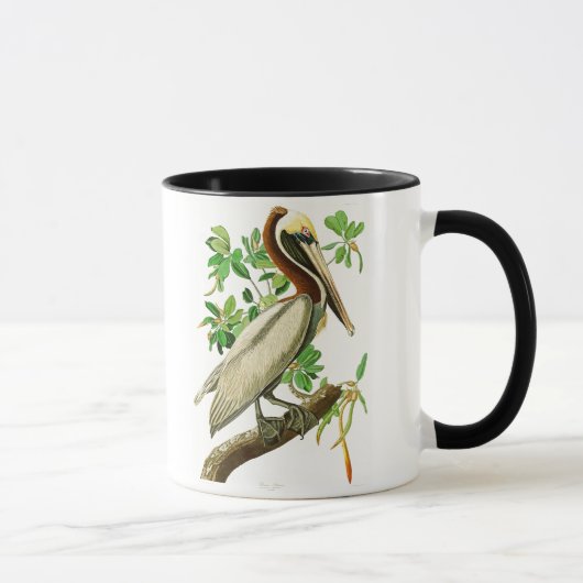 Bruin Pelican John James Audubon Birds of America Mok (Rechts)