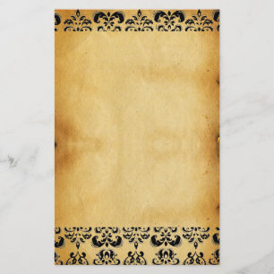 BRUIN PERKAMENT DAMAST BRIEFPAPIER