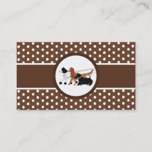 Bruin Pet Sitting Dog Walker Visitekaartje