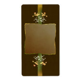 Bruin Posies Apothecary Label (Voorkant)