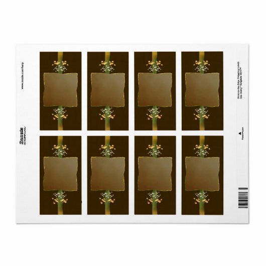 Bruin Posies Apothecary Label (Full Sheet)