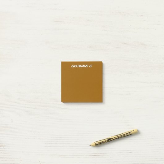 Bruin Post-it® Notes (Op bureau)