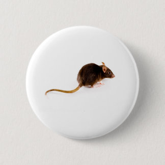 Bruin Rat Ronde Button 5,7 Cm