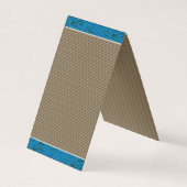 Bruin, rechthoek, hout, beige, grijs, goud, letter visitekaartjes (Voorkant)