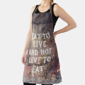 Bruin roestpatroon schort (Insitu)