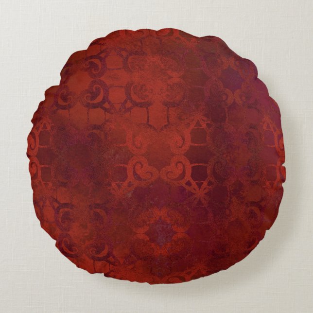 bruin rond kussen (Voorkant)
