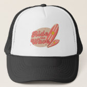 Bruin Roze  Ride The Wave Petten (Voorkant)