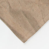 Bruin ruw gemalen kringlooppapiertextuur fleece deken (Hoek)
