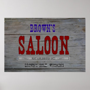 Bruin Saloon Poster