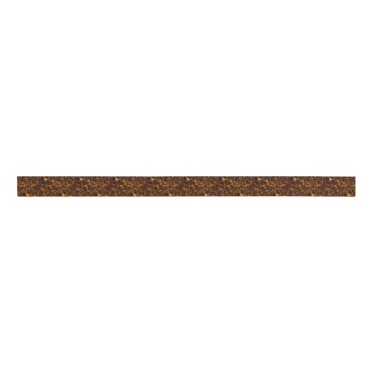 Bruin schildpad grosgrain lint (Voorkant)