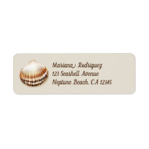 Bruin Seashell Return Address Labels