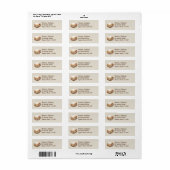 Bruin Seashell Return Address Labels (Full Sheet)