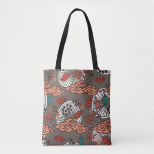 Bruin Shell Pattern Vrouwen Tas