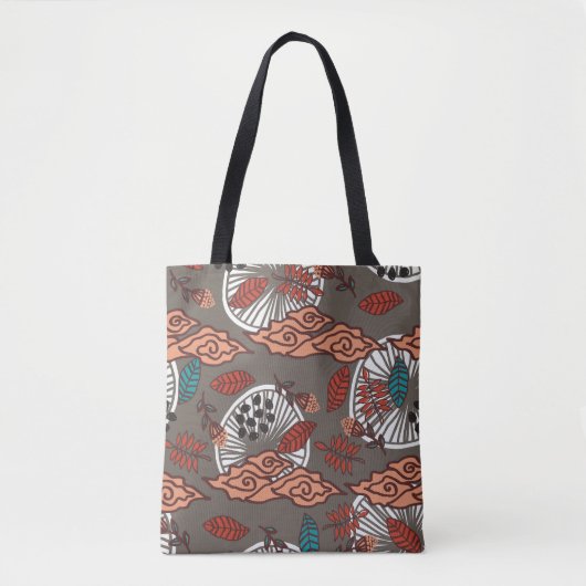Bruin Shell Pattern Vrouwen Tas (Voorkant)