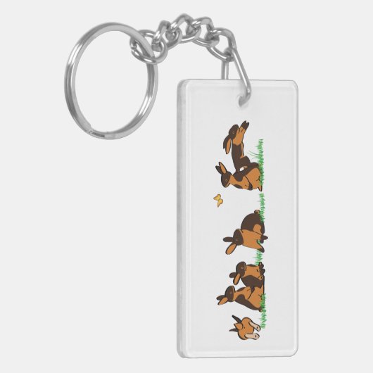 bruin sleutelhanger (Voorkant Links)