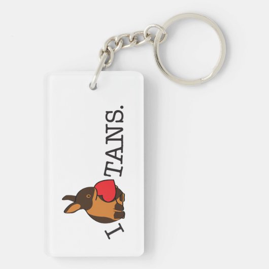 bruin sleutelhanger (achterkant)