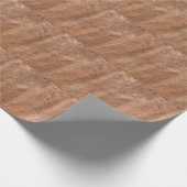 Bruin steen cadeaupapier (Hoek)