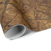 Bruin Stone Pattern Vaderdag Cadeaupapier (Rol Hoek)