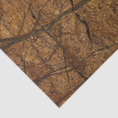 Bruin Stone Pattern Vaderdag Tissuepapier (Detail)