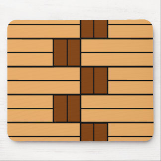 Bruin Stripes-patroon Muismat