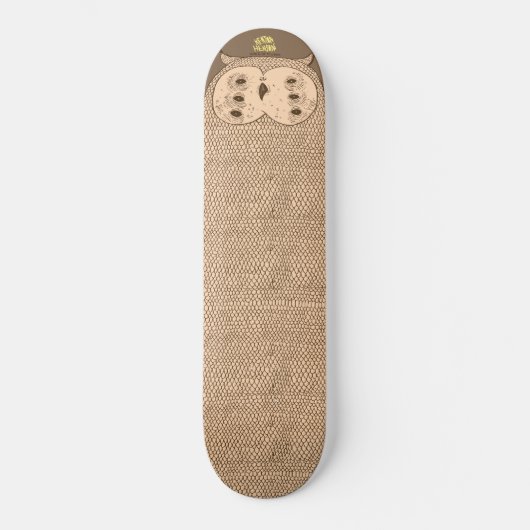 Bruin struik van Keaton Henson Skateboard (Voorkant)