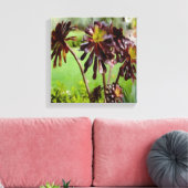 Bruin Succulent Canvas Afdruk (Insitu (Woonkamer))